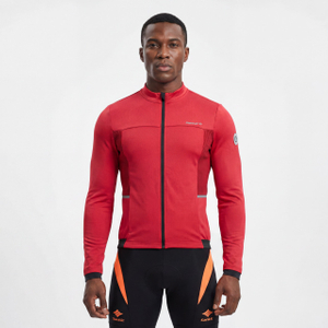 Conjunto de 2 piezas para hombre Chaqueta de ciclismo a prueba de viento con panel acanalado