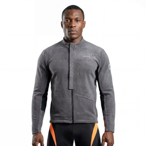 Chaqueta de ciclismo de invierno de forro polar pesado para hombre