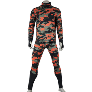 Set de jersey de collar de cuello de masa de camuflaje para hombres