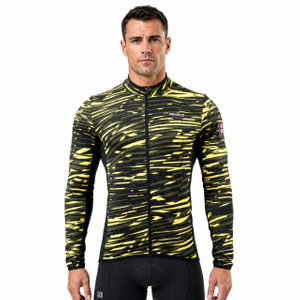 Chaqueta ciclista con estampado integral
