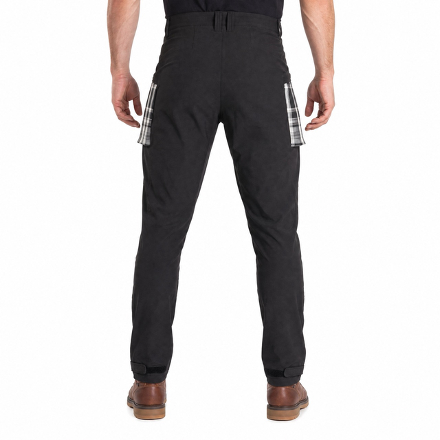 Pantalón activo con bolsillos grandes de camuflaje para hombre