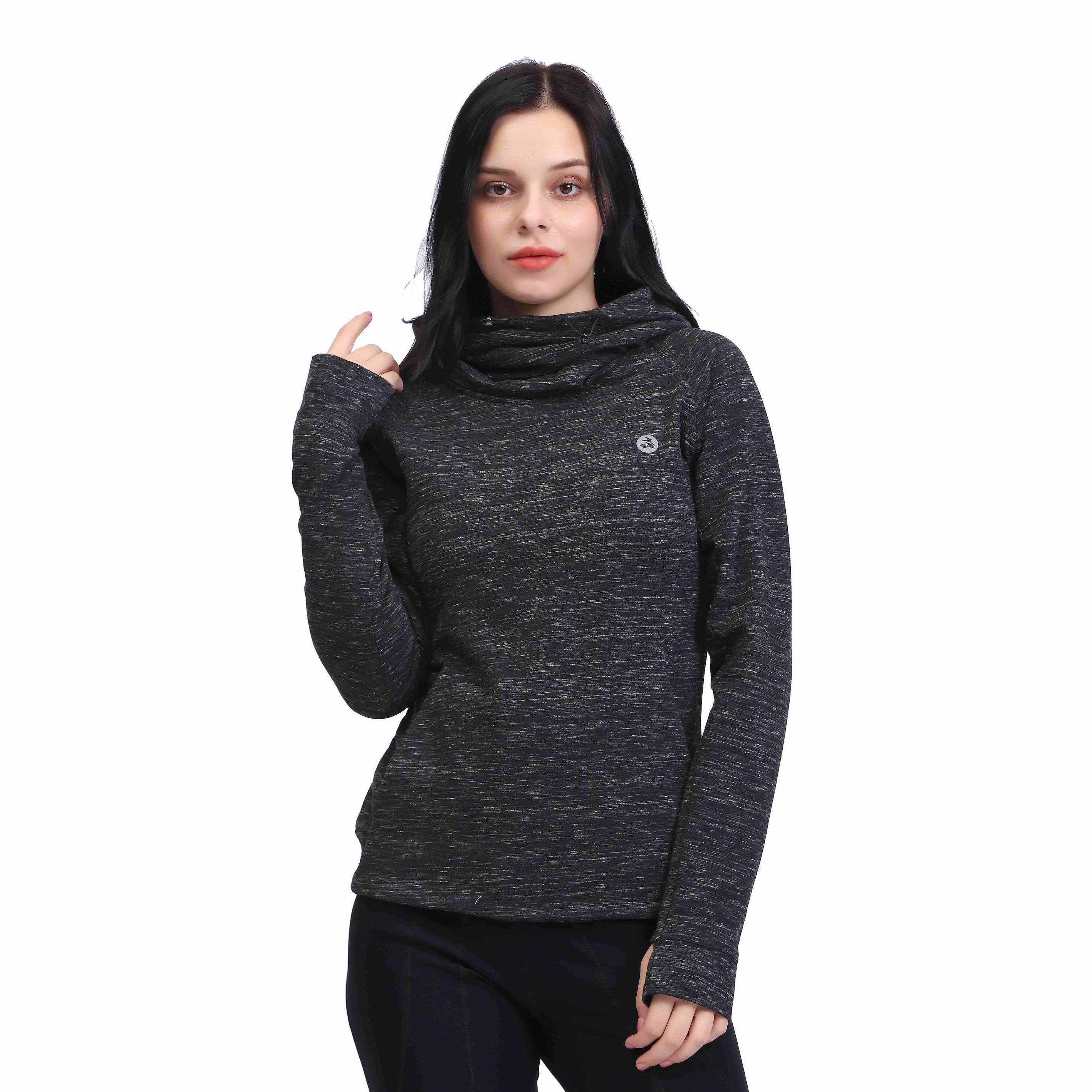 Mujeres Swever Swellshirts con agujeros de pulgar
