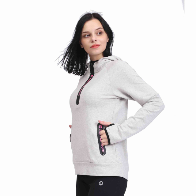 Sudadera de running ligera con cremallera sellada para mujer