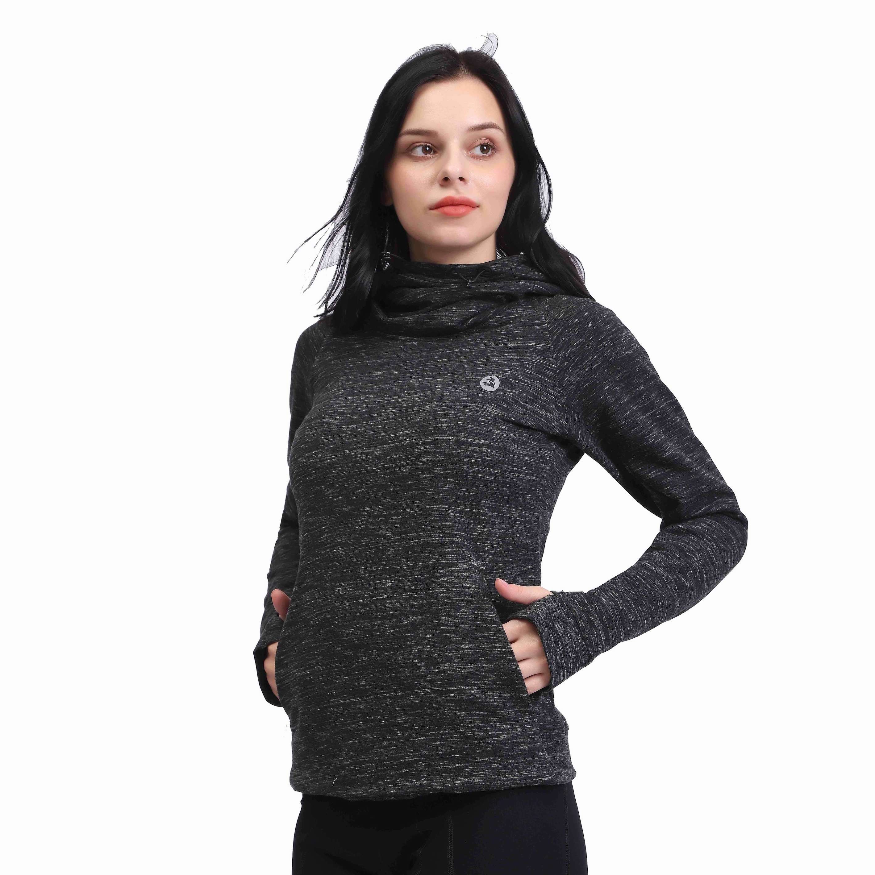 Mujeres Swever Swellshirts con agujeros de pulgar